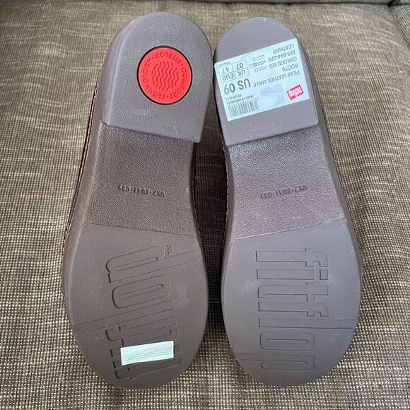 NWT FitFlop Pilar leather ankle boot women’s shoe size 9 - Picture 12 of 15